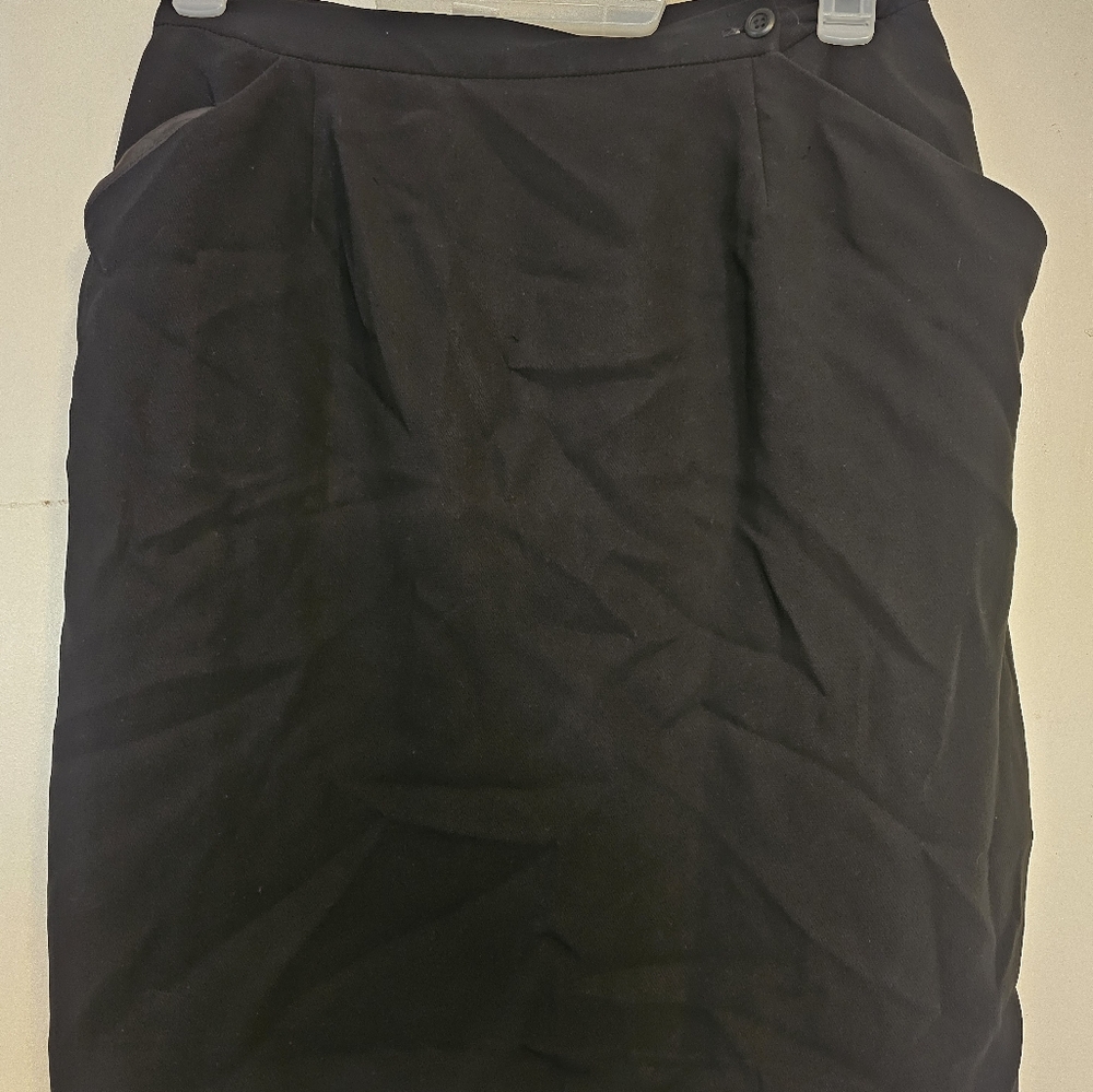 Jones New York Black Pencil Skirt Knee-Length Cocktail